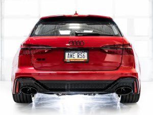 Audi RS6 Performance Exhaust - AWE Tuning - SwitchPath Cat-Back - Diamond Black - `21-`23